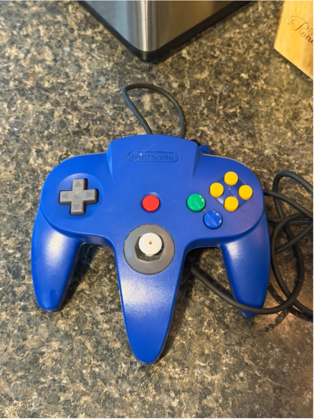 Nintendo 64 N64 OEM Authentic NUS-005 Controller Blue